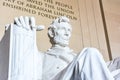 Abraham Lincoln Memorial Sitting Chair famous Landmark Closeup P