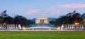 Abraham Lincoln Memorial  in  Washington DC, United States Royalty Free Stock Photo