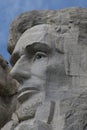 Abraham Lincoln on Mount Rushmore Royalty Free Stock Photo