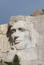 Abraham Lincoln - mount rushmore national memorial Royalty Free Stock Photo