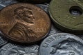 Abraham Lincoln 2018 Penny Macro Shot Soft Light