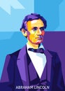 Abraham Lincoln pop art