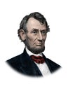 US President Abraham Lincoln Portrait