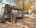 Abraham Lincoln Presidential Campaign Log Cabin Wagon Royalty Free Stock Photo