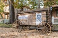 Abraham Lincoln Presidential Campaign Log Cabin Wagon Royalty Free Stock Photo