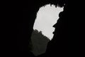 Abraham Lincoln Silhouette on Cave Royalty Free Stock Photo