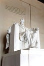 Abraham Lincoln statue in the Lincoln Memorial