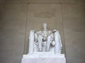 Abraham Lincoln Statue Memorial Washington DC Royalty Free Stock Photo