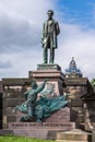 Abraham Lincoln statue on Old Calton Cemetery in Edinburgh, Scot