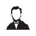 abraham lincoln. Vector illustration decorative design