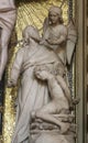 Abraham Sacrificing Isaac, altar of the Holy Cross in Zagreb cathedral