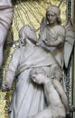 Abraham Sacrificing Isaac, altar of the Holy Cross in Zagreb cathedral