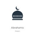 Abrahamic icon vector. Trendy flat abrahamic icon from religion collection isolated on white background. Vector illustration can