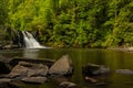 Abrams Falls in the Great Smoky Mountains National Park Royalty Free Stock Photo