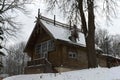 Studio-workshop or former Ceramic workshop in the estate Abramtsevo. Moscow region. Sergiev Posad district. Village Abramtsevo