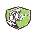 Abrasive Blasting Mascot Crest