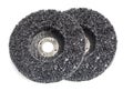 Abrasive discs isolated Royalty Free Stock Photo