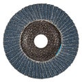 Abrasive flap disc, isolated on white background Royalty Free Stock Photo