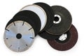 Abrasive flap grinding discs Royalty Free Stock Photo