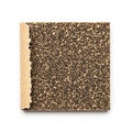 Abrasive Sandpaper Sheet on White Royalty Free Stock Photo