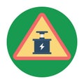Abrasive vector icon which can easily modify or edit