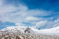 Abruzzo, Italy. Mounts and melting snow Royalty Free Stock Photo