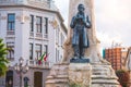 Abruzzo region, Italy, Vasto The Statue in Piazza Gabriele Rossetti square