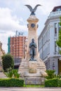 Abruzzo region, Italy, Vasto The Statue in Piazza Gabriele Rossetti square