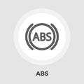 ABS flat icon.