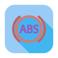 ABS flat single icon.