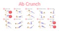 Abs workout set.