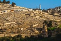 Absalom tomb and Jewish Cemetery Royalty Free Stock Photo