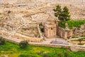 Absalom tomb in Kidron Valley, Jerusalem, Israel Royalty Free Stock Photo