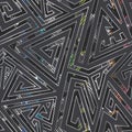 Absctract maze seamless pattern