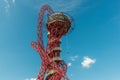 Abseiling in ArcelorMittal Orbit Royalty Free Stock Photo