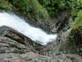 Abseiling next to Waterfalls
