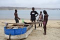 Fishing in Angola.