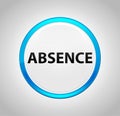 Absence Round Blue Push Button