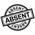 Absent rubber stamp