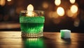 Absinth and sugar cube