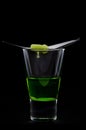 Absinthe with dropping sugar