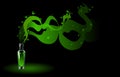 Absinthe Green Fairy. Royalty Free Stock Photo