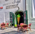 Absinthe Shop in Prague Royalty Free Stock Photo