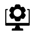 Absolute, complete, computer icon