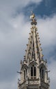 Absolute top of Spire of City Hall, Brussels Belgium Royalty Free Stock Photo