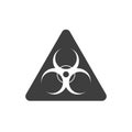 Biohazard icon on white background. Vector EPS10