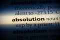 Absolution Royalty Free Stock Photo