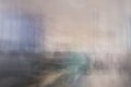 Absract blurred  bright background wallpaper showing dreamlike impressionist scene in muted tones Royalty Free Stock Photo