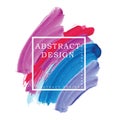 Absract design watercolor brush strokes