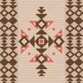 Absract geometric ornament in native american style